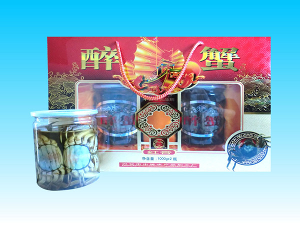 醉蟹纯母1000g 1*2瓶/盒